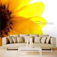 프렌체 맞춤제작 30가지 꽃디자인 UV프린팅 포인트벽지, 디자인14