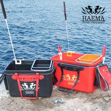  해마 밑밥통 4종 5종 세트 미끼통 주걱꽂이 단차세트 (상세설명참조), 05-40L+미끼통+주걱꽂이+bnk주걱 