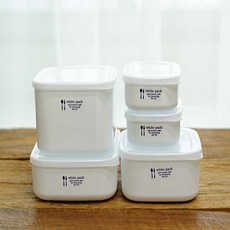 메이앤홈 화이트 반찬통 세트 밀폐용기, 1개, 700ml