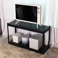고릴라랙 2단~3단 다용도선반 철제선반 조립식 진열대 수납가구 공간수납, 1세트, 블랙