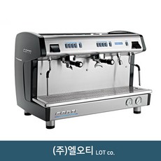 콘티 엑스원 일반형 반자동커피머신 2그룹, 블랙