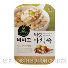 비비고 버섯야채죽 280gX3개 용기형, 280g, 3개
