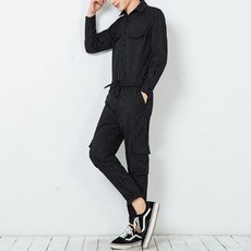 남자카고점프슈트