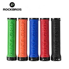 Rockbros 락브로스 자전거 핸들 그립 손잡이 TPR, 그린 RB-2018-14A, 1개