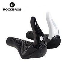 Rockbros 락브로스 자전거 핸들 그립 손잡이 에르고노믹, 블랙, 1개
