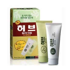 동성제약 허브 칼라 크림 염모제 (2호 연한흑갈색), 2호 연한흑갈색, 1개