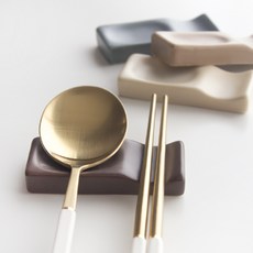 파우더 수저받침 (4컬러), 상세설명 참조, 카키브라운, 1개
