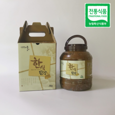 [예다움 문경한식된장] 전통식품인증 된장, 5kg, 1개