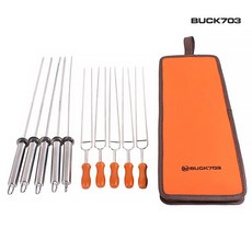 [BUCK703] 바베큐꼬치10P세트 (1열5P+2열5P)/캠핑바베큐