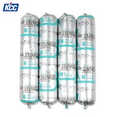 KCC 유리 창문 샤시 창틀 실리콘 실란트 SL886 500ml 흑색 검정, 흑색 1개