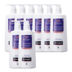 뉴트로지나 노르웨이젼 포뮬러 비져블리 리뉴 엘라시스틱시티 부스팅 바디로션, 450ml, 8개