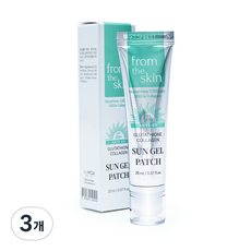 프롬더스킨 글루타치온 콜라겐 선젤패치 바르는 투명썬패치 20ml, 3개