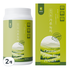 [국산 100%] 비이츠 유기농 보성 녹차 가루, 130g, 2개, 1개입