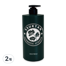 코스메틱에비뉴 쑥탄 트리트먼트, 2개, 1000ml