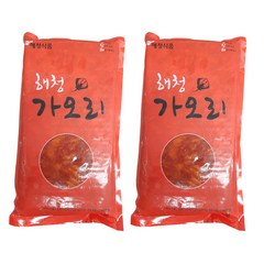 해청식품 간재미무침 2kg 양념가오리, 2개