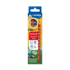 LYRA 그루브 점보 색연필, 5색, 1개