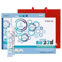 정원삼 홍삼스틱 고3업 + 쇼핑백, 10g, 30포