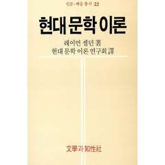 [문학과지성사]현대문학이론, 라만 셀던, 문학과지성사