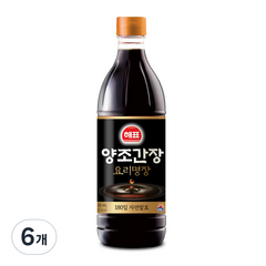 해표 양조간장, 930ml, 6개