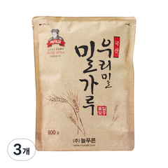 배대감 국산 우리밀 밀가루 800g, 3개