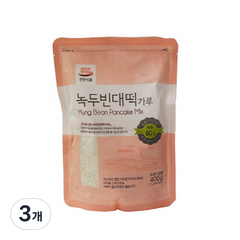 전원식품 녹두 빈대떡가루, 3개, 400g