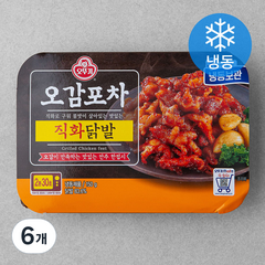 오뚜기 오감포차 직화닭발 (냉동), 150g, 6개