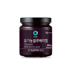 청정원 유기농 블루베리잼, 300g, 1개