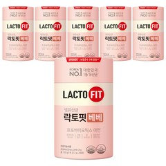 락토핏 생유산균 베베 60포, 120g, 6개