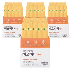 비오비타 배배 유아 낙산균 유산균 분말 스틱, 90g, 4개