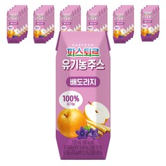 파스퇴르 유기농주스, 배도라지, 24개, 125ml