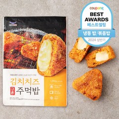 한우물 김치치즈 구운주먹밥 10개입 (냉동), 1000g, 1팩