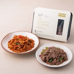 곰곰 양념 소불고기 500g + 곰곰 한돈 제육볶음 400g (냉장), 1개