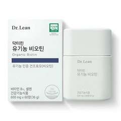 닥터린 유기농 비오틴 36g, 60정, 1개