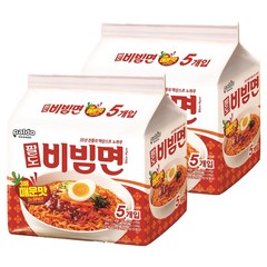 팔도비빔면 매운맛 130g, 10개