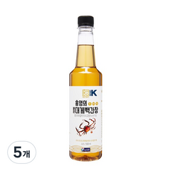 홍영의 어간장 붉은대게백간장, 500ml, 5개