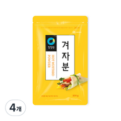 청정원 겨자분, 200g, 4개