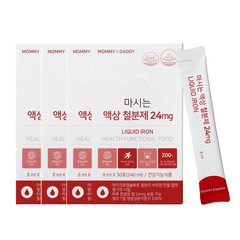 마미앤대디 마시는 액상 철분제 24mg, 4개, 240ml