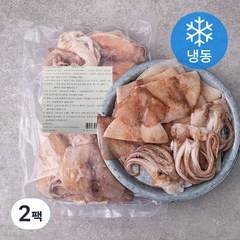 파지 손질 오징어 (냉동), 1kg, 2팩