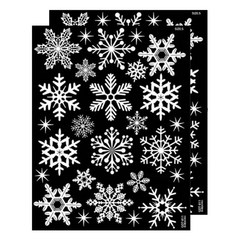 환타스틱스 겨울 X - MAS 인테리어 스티커 2p, 눈꽃(GDT-811S)