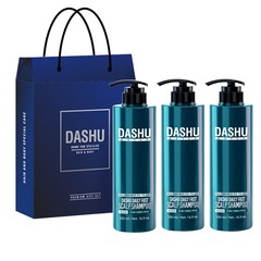 다슈 데일리 패스트 한방 두피 샴푸 + 쇼핑백, 500ml, 3개