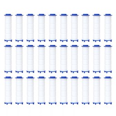스파온 3단 모드 온오프 정수 샤워 헤드 필터, 30개
