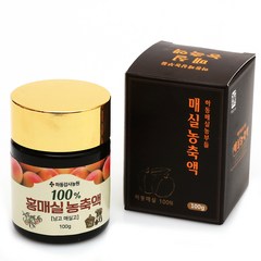 하동감사농원 무설탕 홍매실 농축액, 100g, 1개입, 1개