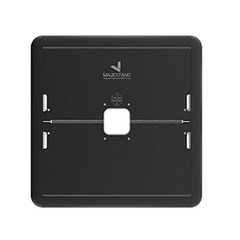 마제스탠드 6단계 높이조절 부착식 노트북거치대 1.7mm, 블랙