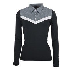 페라어스 여성용 스판 브이배색 골프 티셔츠 ATBN5001S1