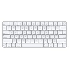 Apple Silicon 장착 Mac용 Magic Keyboard Touch ID 탑재, 영어, 화이트, 미포함, 일반형