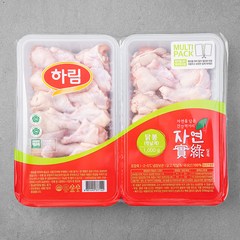 자연실록 무항생제 인증 닭봉 윗날개, 1000g, 1개