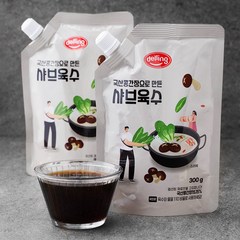 델링 국산콩간장으로 만든 샤브육수, 300g, 2개