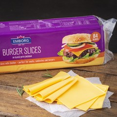 엠보그 버거 슬라이스 치즈 84매입, 1.033kg, 1개