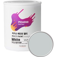 노루페인트 피카소 페인트 멀티 1L, 아트그레이 SP1020, 1개