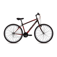 지오닉스 자전거 클라우스 26GS, 맷 블랙 + 레드, 171cm